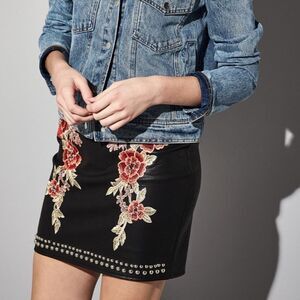 New Romeo + Juliet vegan leather skirt. Medium